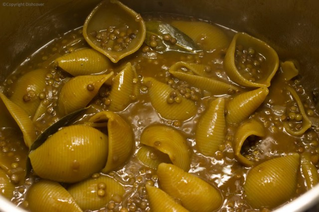 macaroni in linzenstoofpot