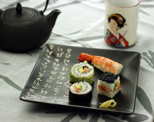 Dishcover sushi workshop oshi sushi futomaki nigiri ebi