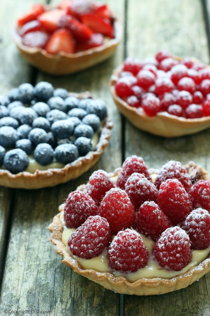 Dishcover zomerse taartjes