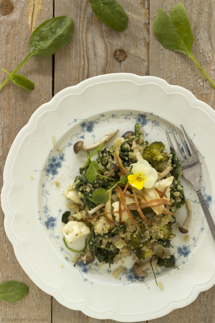 Quinoa met geroosterde groenten