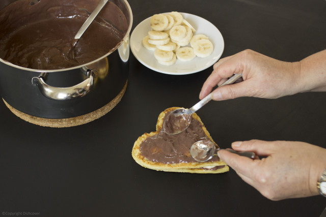 Pudding op pannankoekentaart