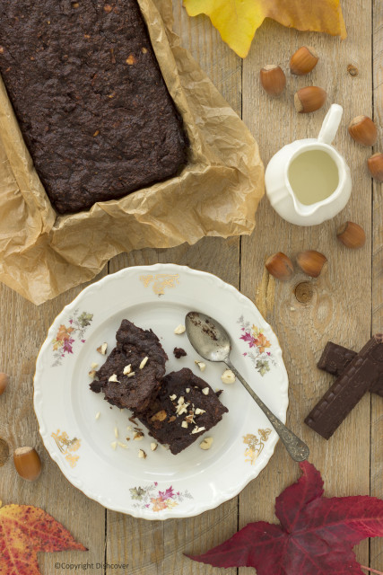Brownie zonder bloem, ei, boter
