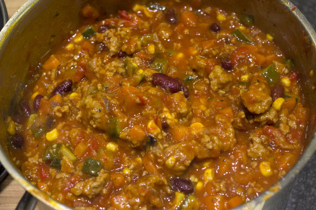 Mexicaanse lasagne saus