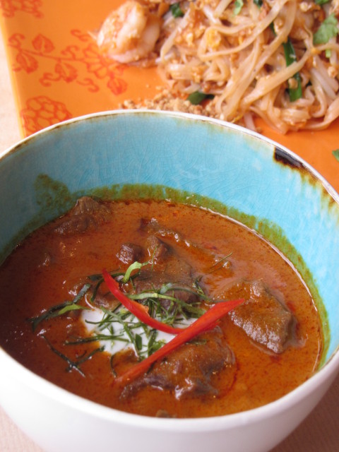 Rode curry met rundsvlees