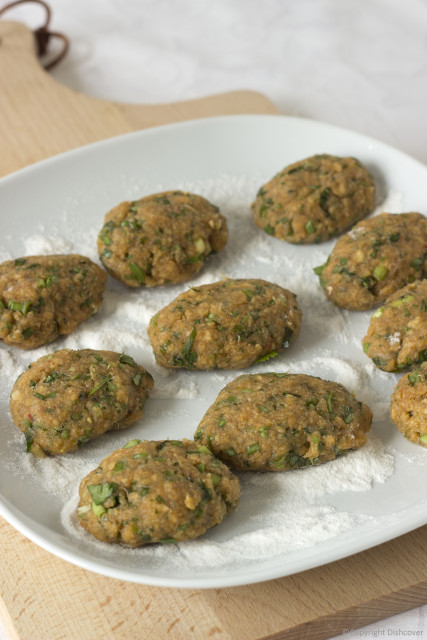 Thaise viskoekjes rauw