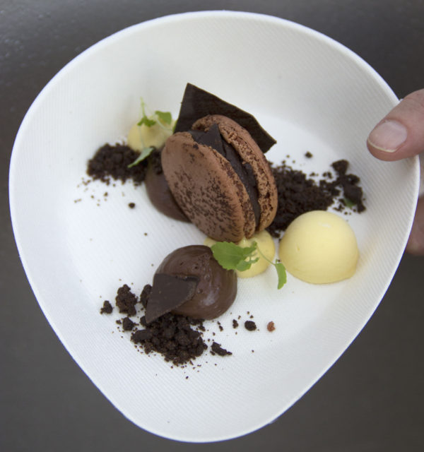 Chocolade macaron