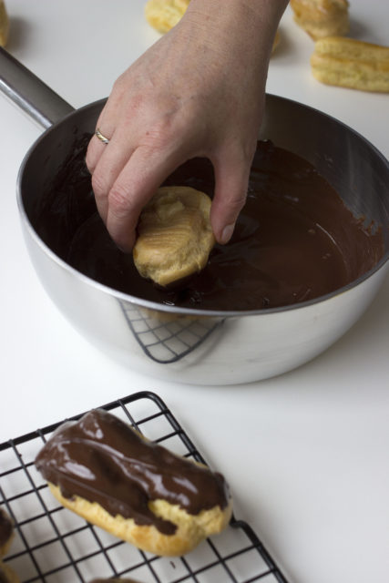 Eclairs - in chocolade