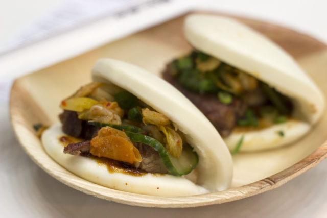 Kimchi pork bun
