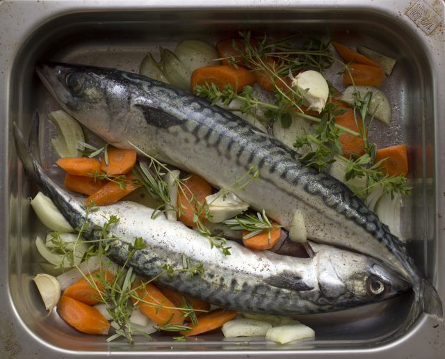 Makreel in de oven