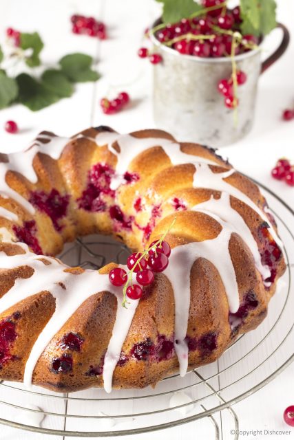 Yoghurtcake met aalbessen
