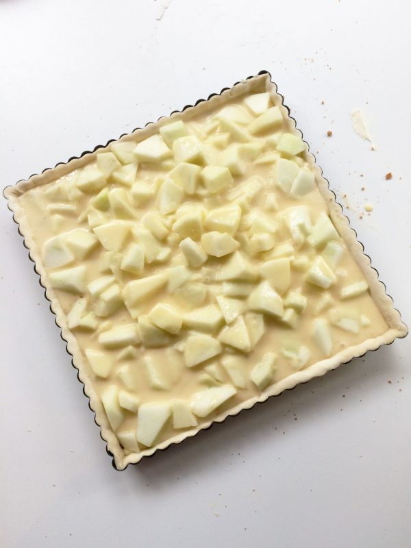 Appelstukjes met flanbeslag