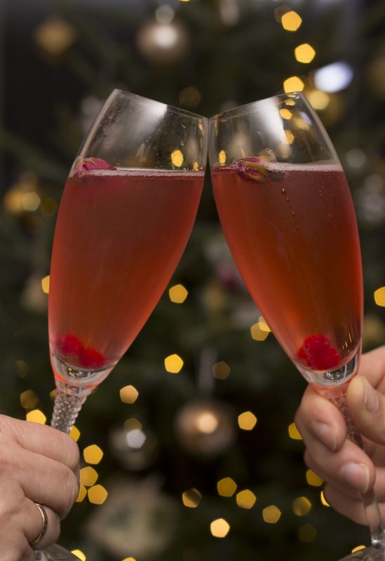 Bubbels met rozenbottelthee
