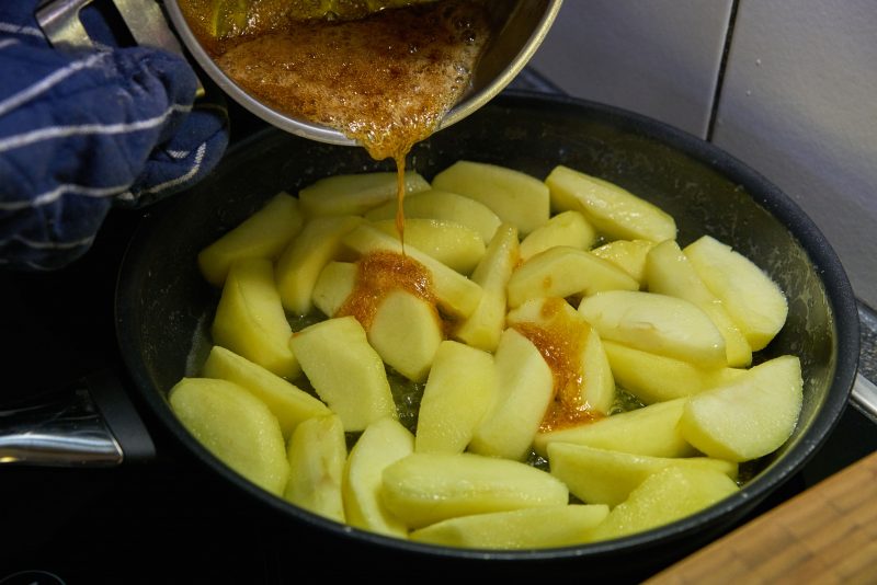 Tarte Tatin - Karamel over appeltjes