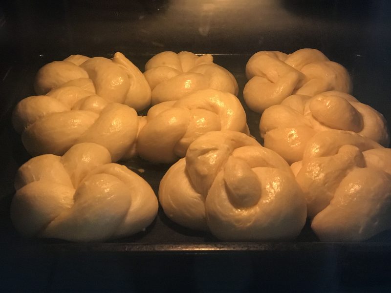 Turkse zachte broodjes - in de oven