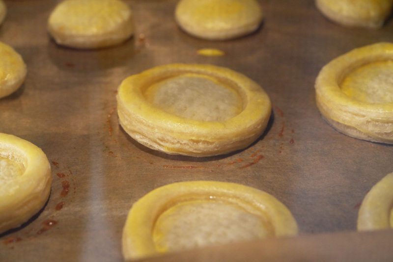 Aardbeientaartjes - in de oven