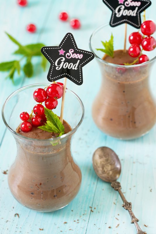 Lichte chocomousse - lactosevrij & vegan