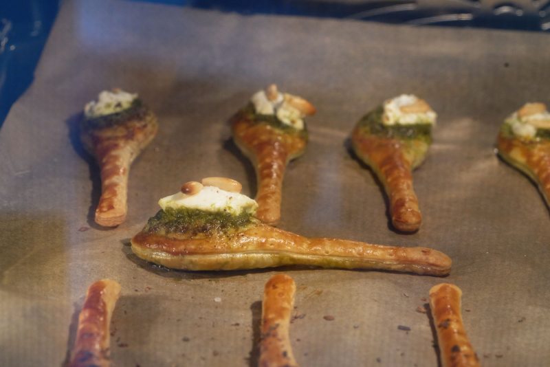 Lepeltjes in de oven
