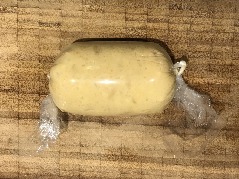 Witte chocolade koekjes met pijnboompitten - opgerold deeg
