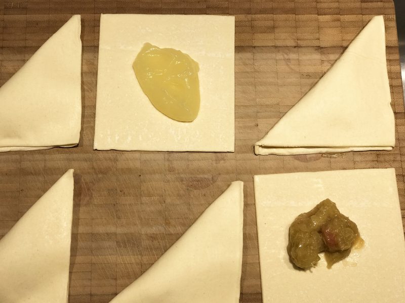 Appelflappen - moes op bladerdeeg
