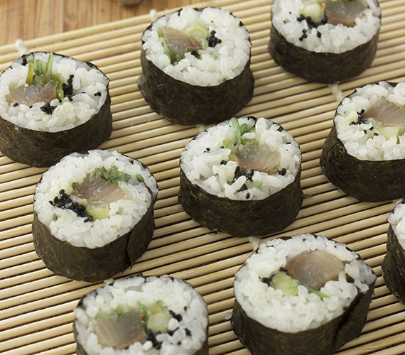 Sushi met maatje