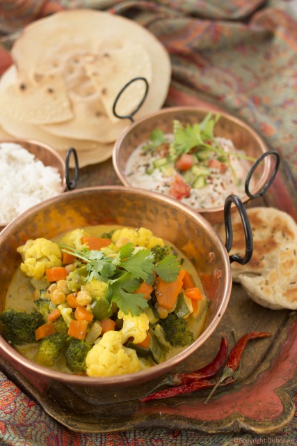 Dishcover - Indiase groentecurry