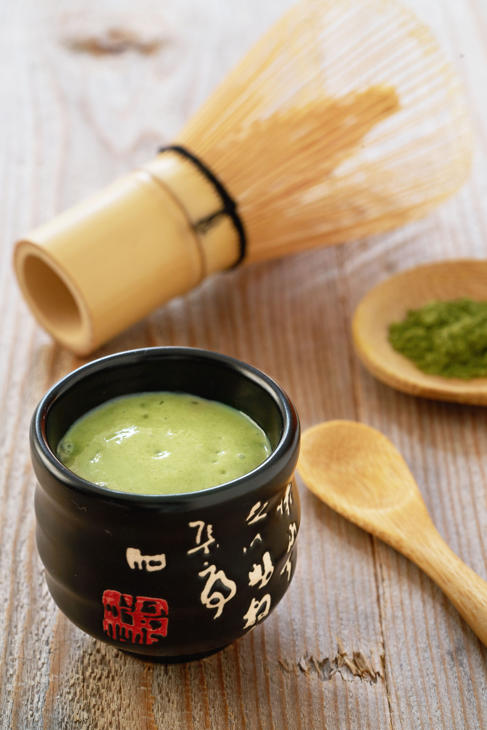 Matcha tofu pudding