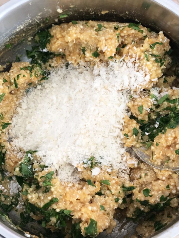 Quinoa-zoete aardappel-panko