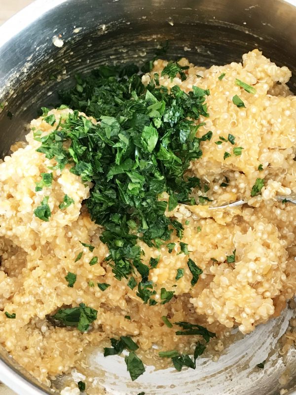 Quinoa-zoeteaardappel-peterselie