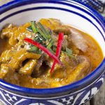 Thaise curry met rundsvlees en morning glory