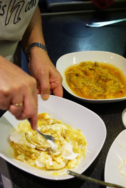 Rabarbertaartjes met abrikoos - mengenmascarpone