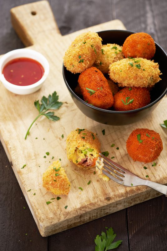 Aardappel-groentekroketjes