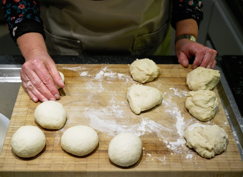Bagels - opbollen deeg