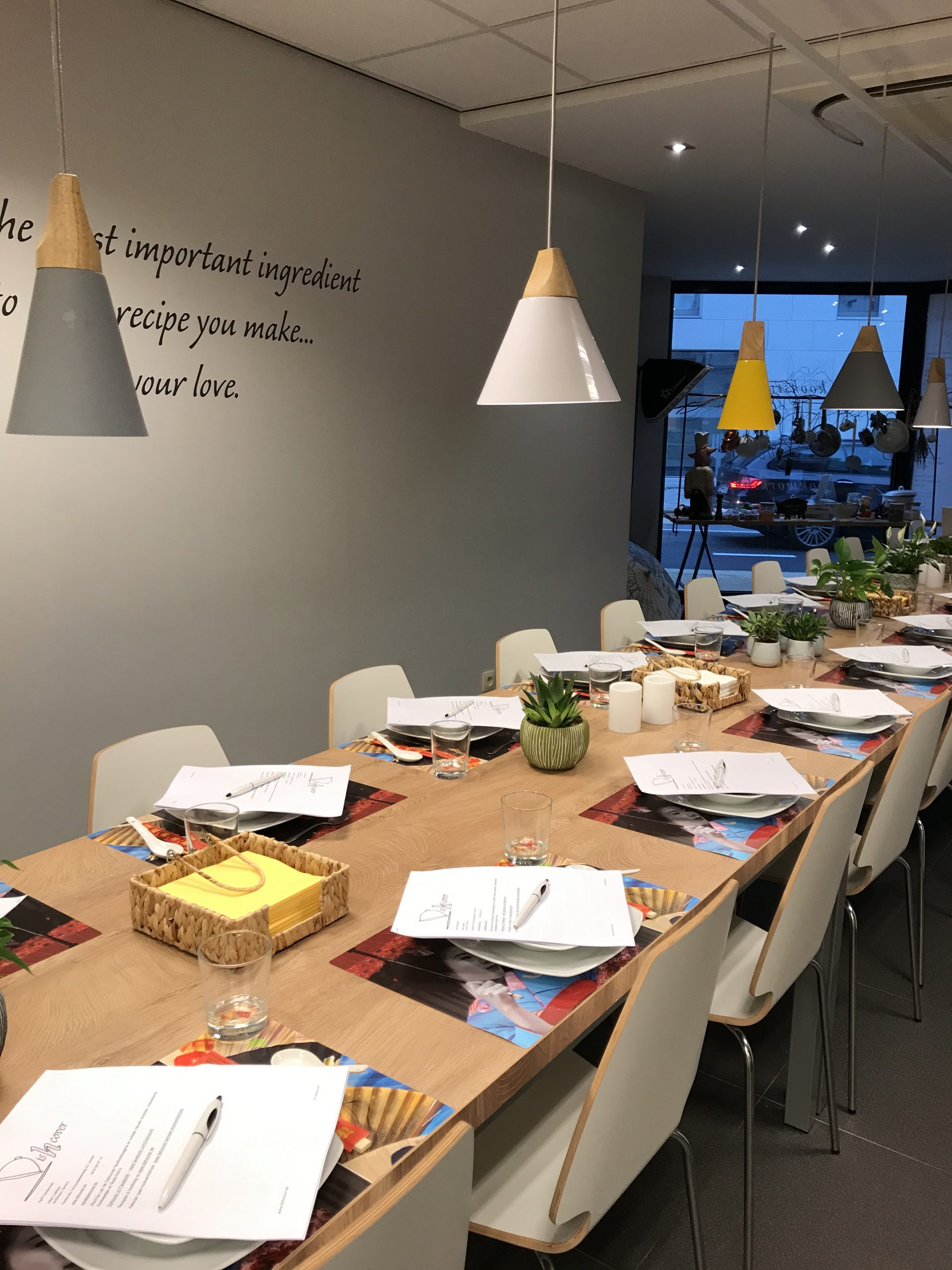kookstudio eettafel