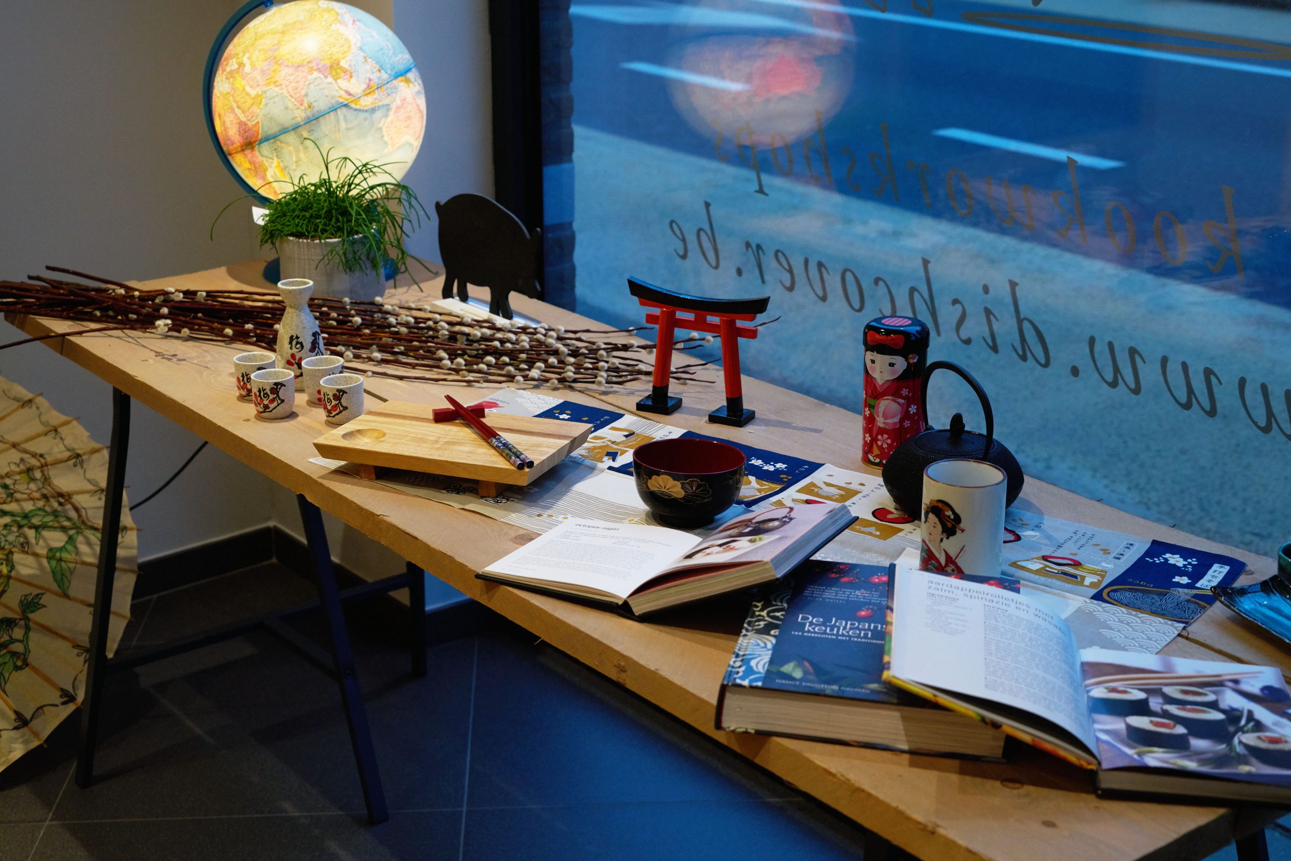 kookstudio tafel vooraan