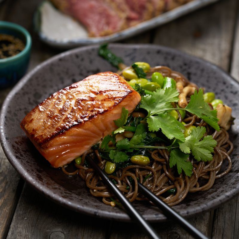 Zalm teriyaki Recept