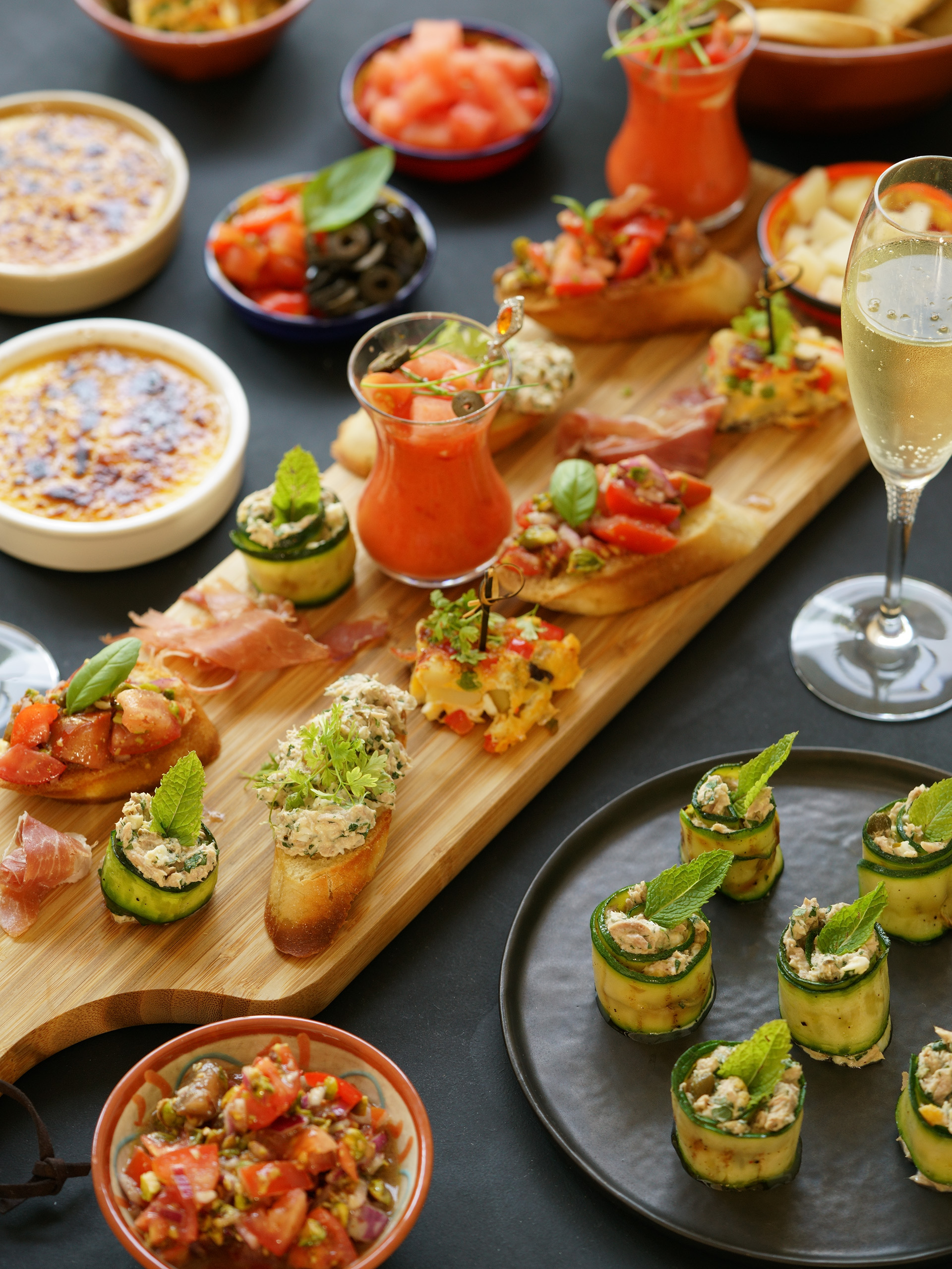 Tapas en pinchos