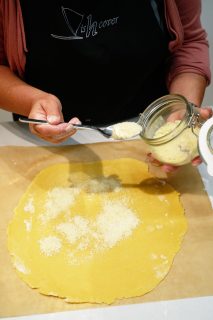 Galette met abrikozen - amandelmeel op bodem