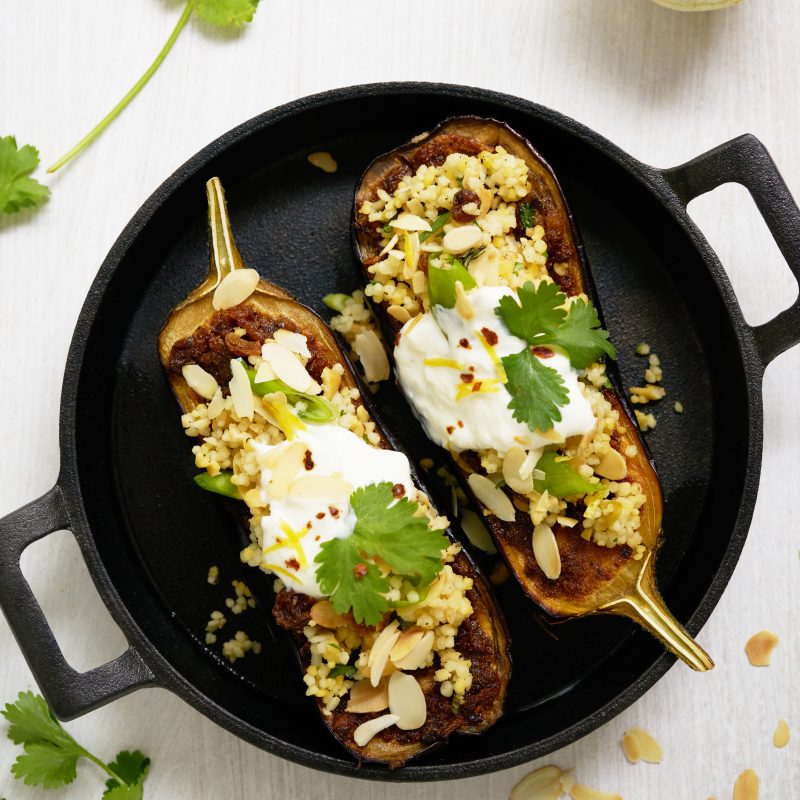 Chermoula aubergine recept
