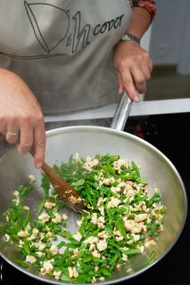 Pad krapow kai - snijbonen