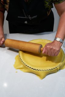 Torta della nonna - afrollen deeg