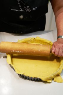 Torta della nonna - deeg in taartvorm