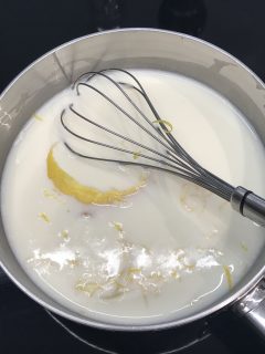 Torta della nonna - pudding met zeste