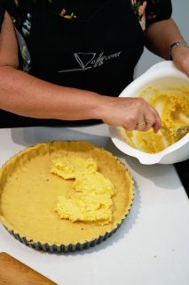 Bourdaloue, Franse perentaart - frangipane op taart