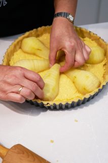 Bourdaloue, Franse perentaart - peer op taart
