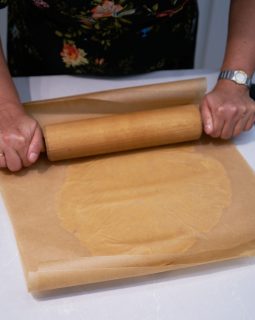 Bourdaloue, Franse perentaart - uitrollen deeg