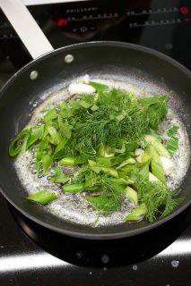 Cha Ca La Vong - groenten bakken