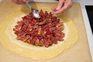 Galette met vijgen - vijgen op galette