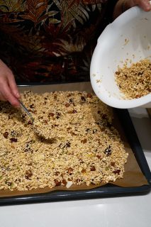 Granola met quinoa - op ovenschotel
