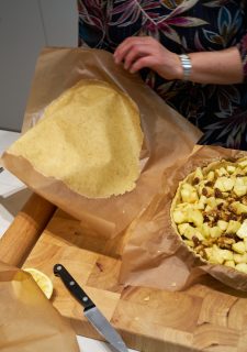 Vegan appeltaart - deeg voor op taart