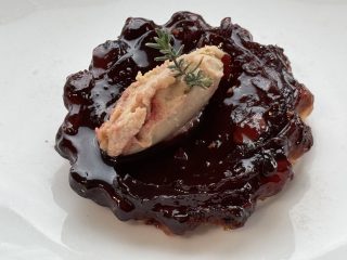 mini tarte tatin met rode biet